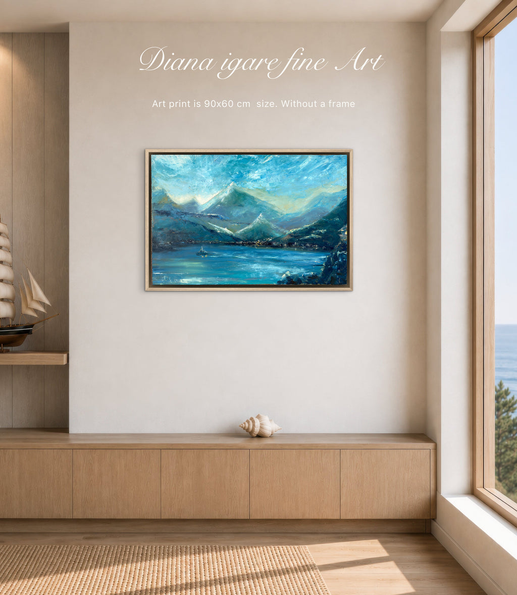 Escape to Como | Limited Edition Hand-Embellished Giclée Print