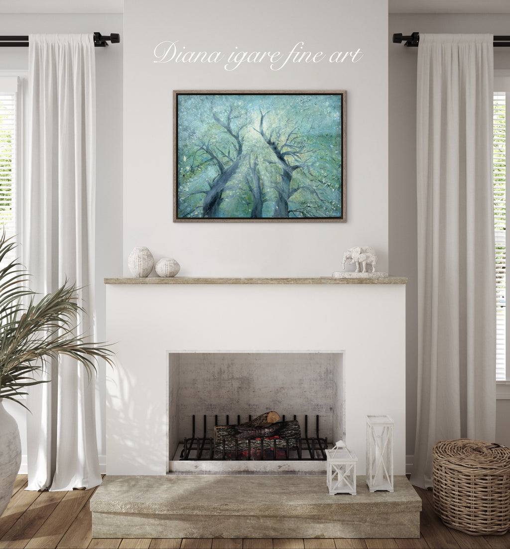 Forest Cathedral | Limited Edition Hand-Embellished Canvas Print