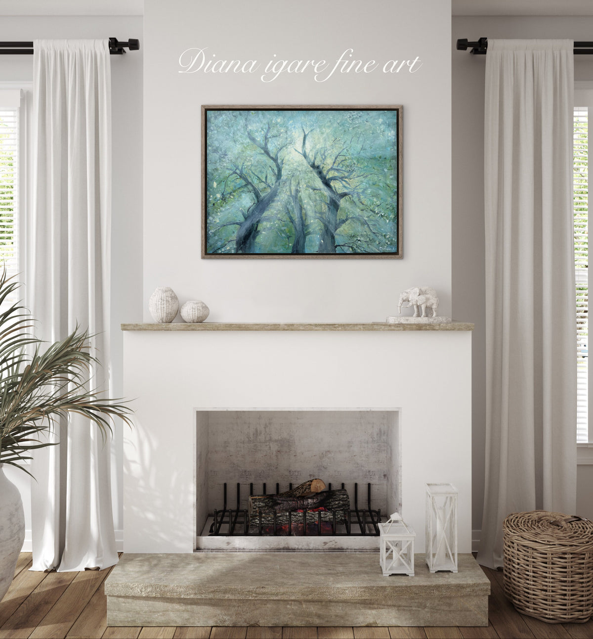 Forest Cathedral | Limited Edition Hand-Embellished Canvas Print