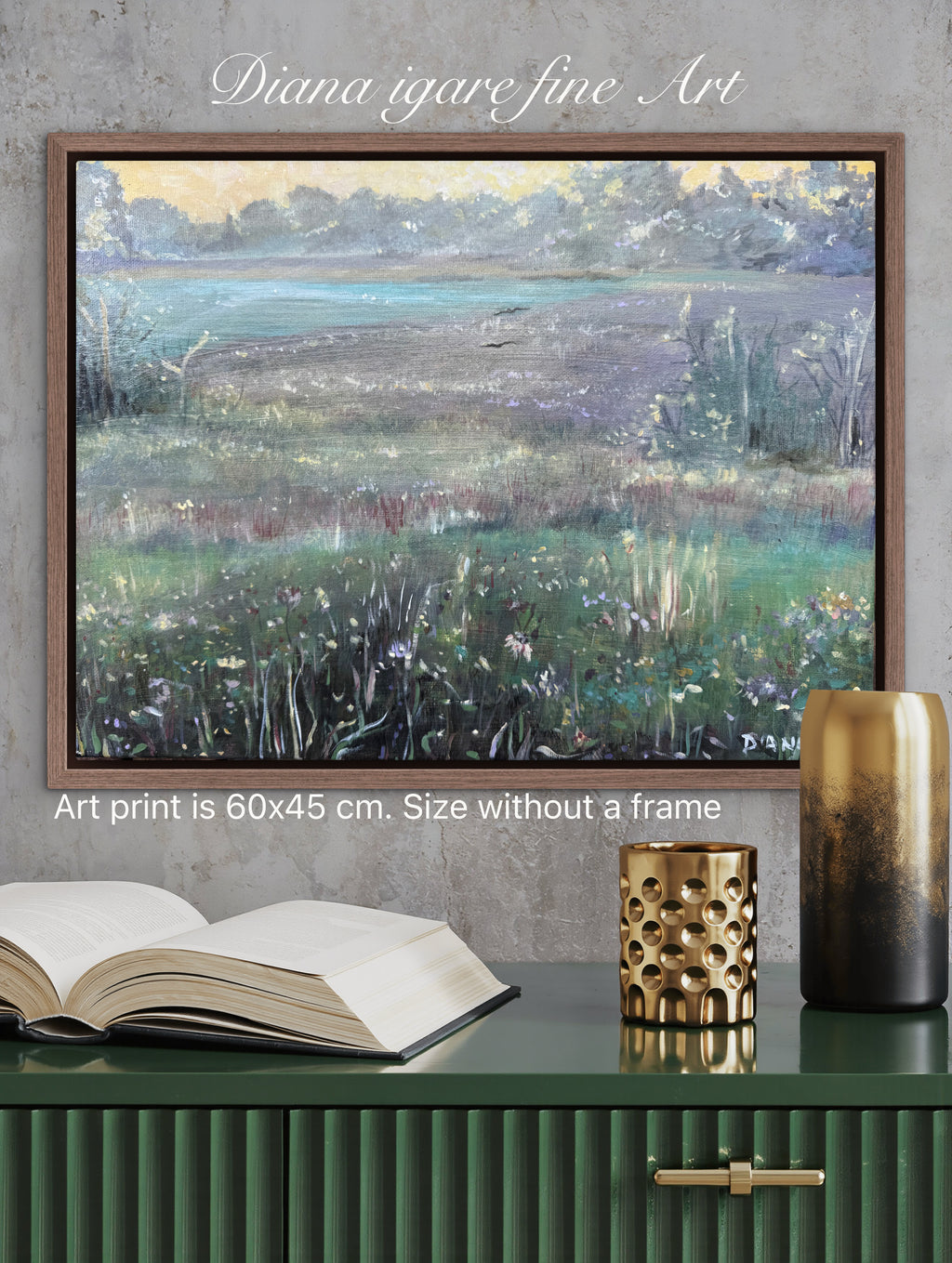Field of Dew | Limited Edition Hand-Embellished Giclée Print