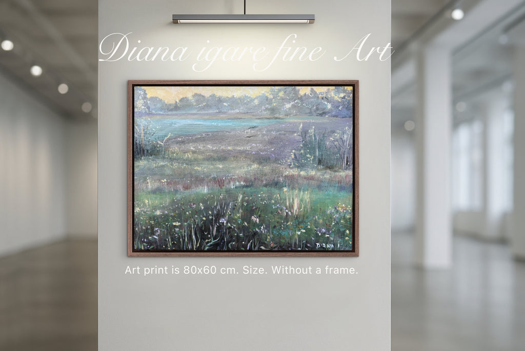Field of Dew | Limited Edition Hand-Embellished Giclée Print