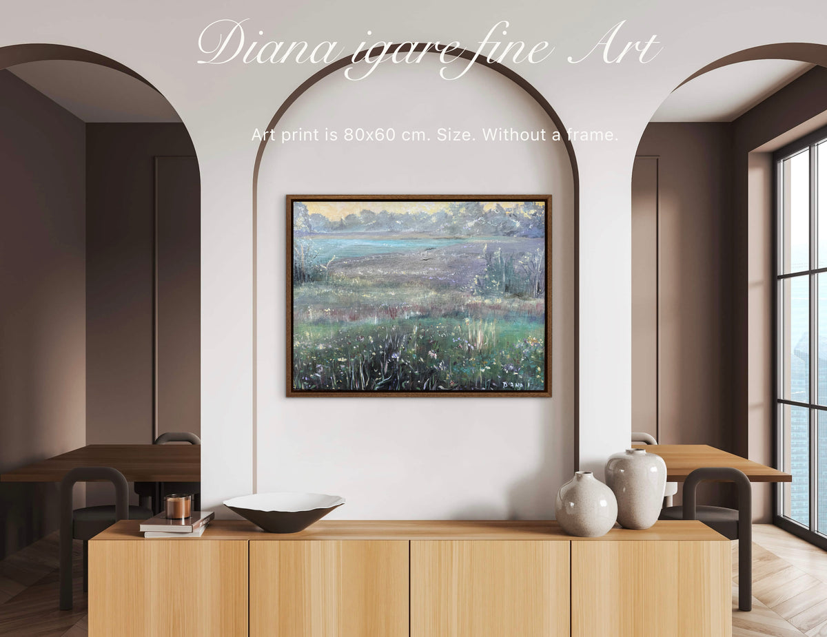 Field of Dew | Limited Edition Hand-Embellished Giclée Print