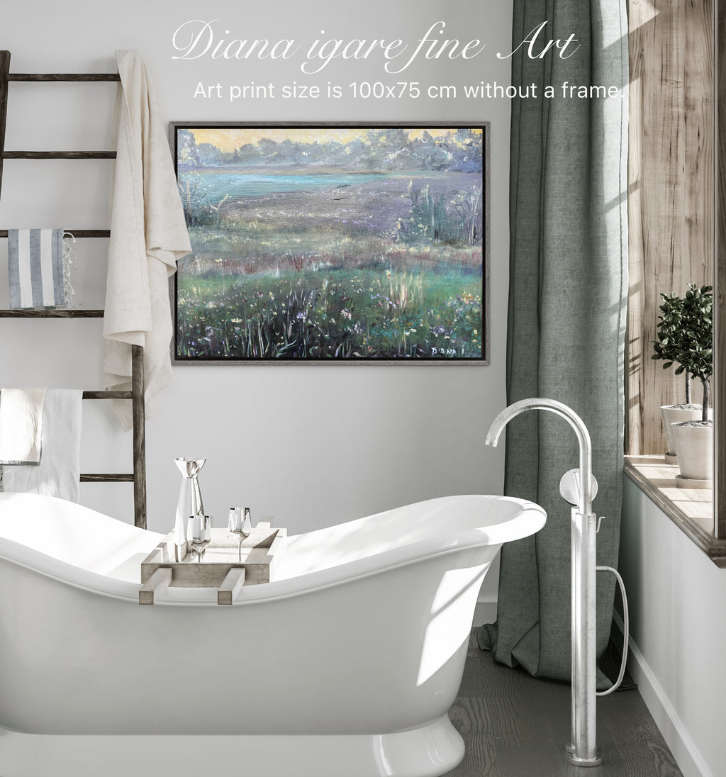 Field of Dew | Limited Edition Hand-Embellished Giclée Print