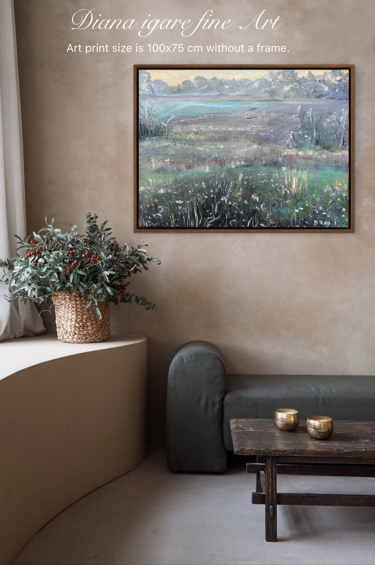 Field of Dew | Limited Edition Hand-Embellished Giclée Print