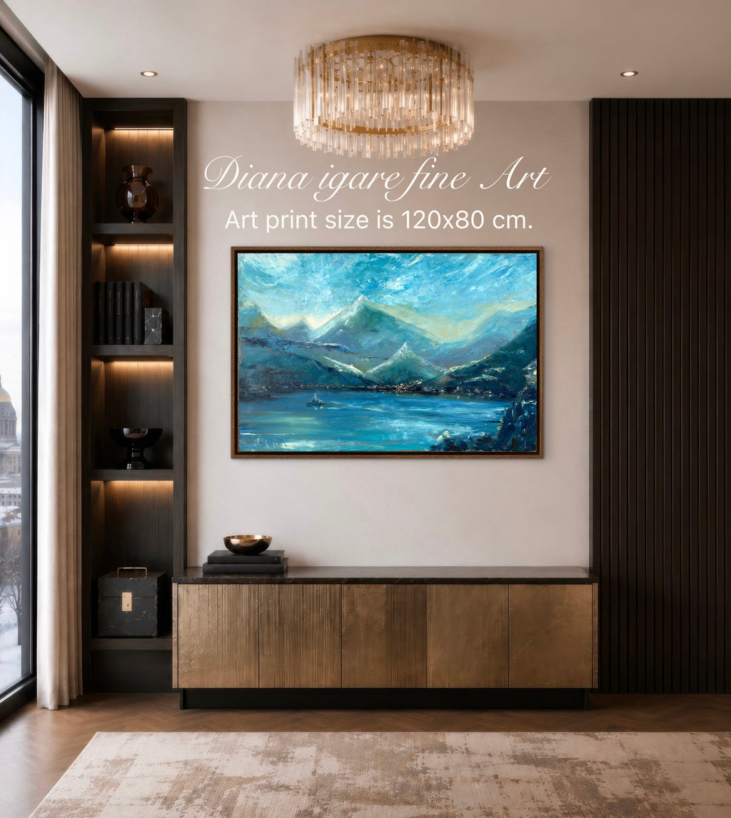 Escape to Como | Limited Edition Hand-Embellished Giclée Print