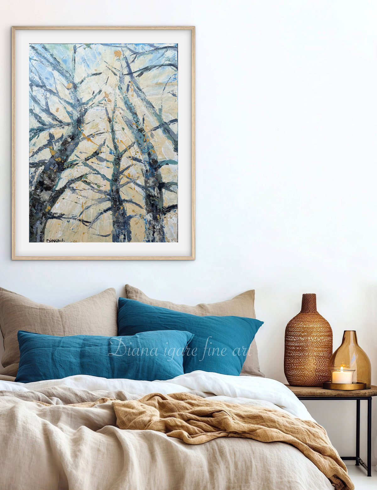 Dancing with the Spring Wind | Limited Edition Hand-Embellished Canvas Print