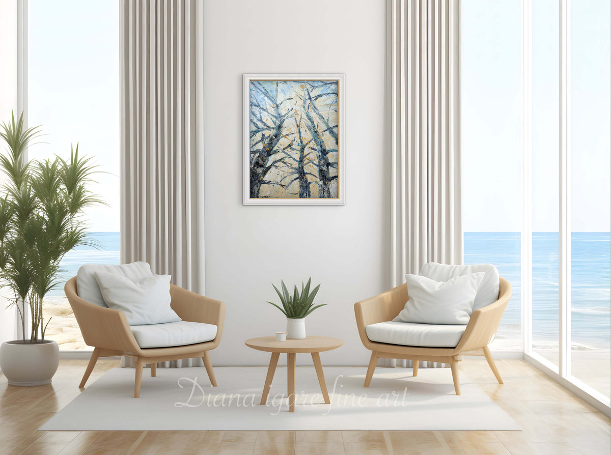 Dancing with the Spring Wind | Limited Edition Hand-Embellished Canvas Print